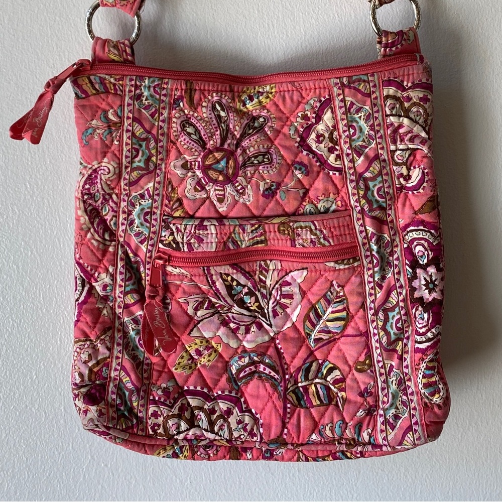 VERA BRADLEY Hipster Crossbody in Call Me Coral (Retired Pattern)